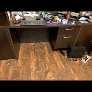 Desk with Wall Unit